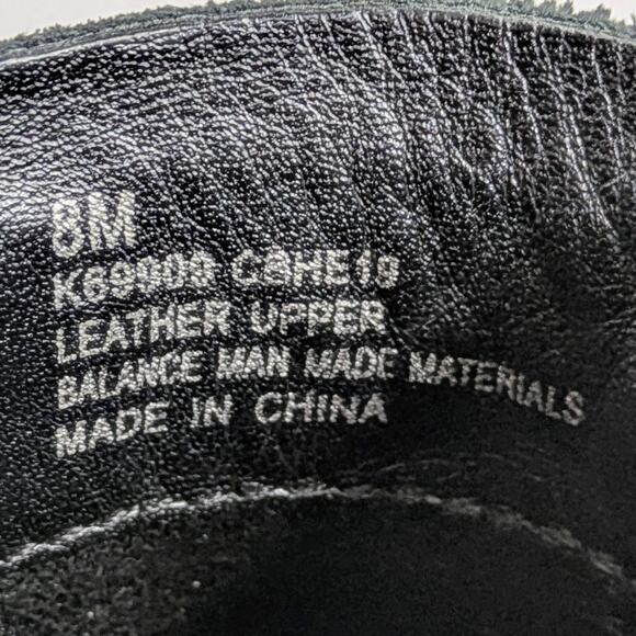 Kork Ease Ankle Boots Cinca Womens 8 Black Suede Leather Chunky Heels Pull On - Picture 3 of 15